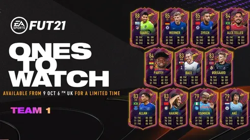 Primer equipo de Ones To Watch en FIFA 21