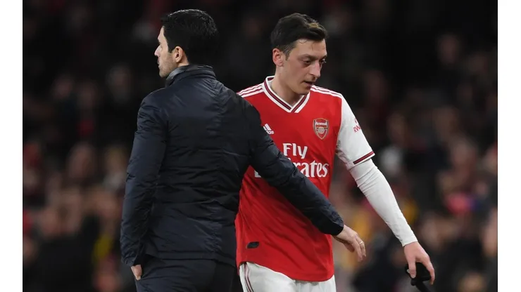 Ozil no ha sido alineado por Arteta desde marzo, demostrando que no tiene en consideración alguna al germano.