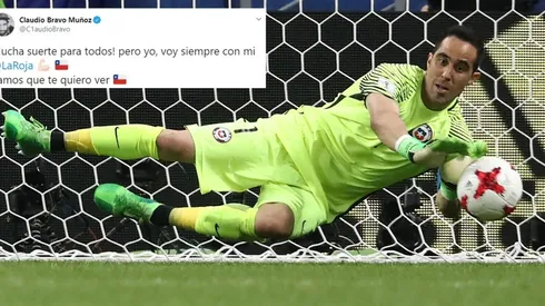 Bravo quedó fuera de la nómina de La Roja debido a una desafortunada distensión de ligamentos en una de sus rodillas.