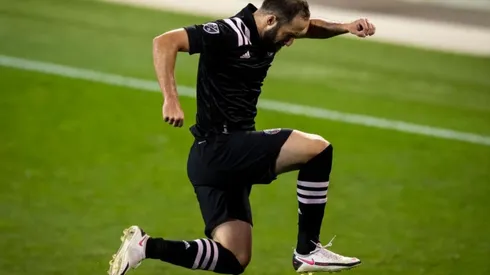 El Pipa Higuaín se estrenó en las redes de la MLS.