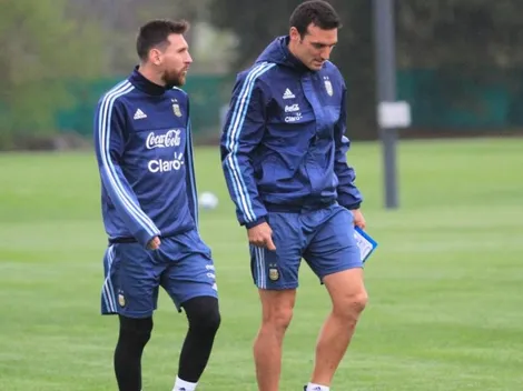 Scaloni cuenta la firme sobre la situación de Messi