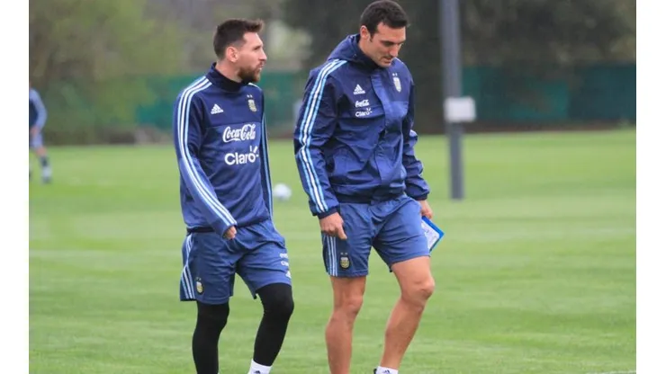 Lionel Scaloni dijo que habló de todo con Lionel Messi