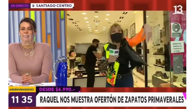 Raquel Argandoña vive grato encuentro en pleno despacho | Foto: Bienvenidos
