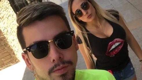 Nano Calderón y su polola Rebeca Naranjo | Foto: @nanocalderon97