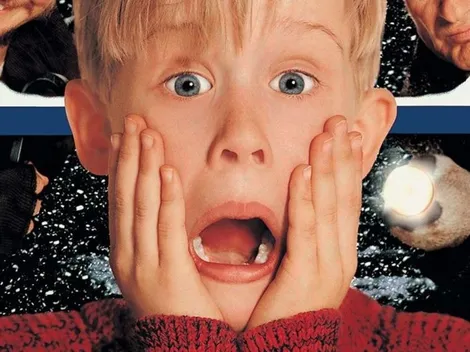 Todo calza: Culkin utiliza mascarilla inspirada en "Mi Pobre Angelito"