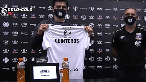 Gustavo Quinteros fue presentado como nuevo DT de Colo Colo.