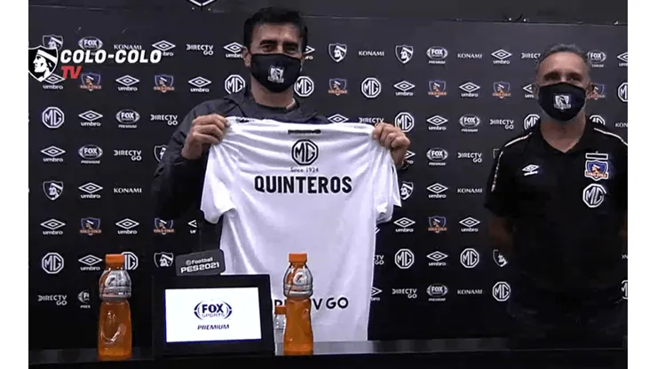 Gustavo Quinteros fue presentado como nuevo DT de Colo Colo.