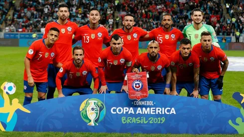 Formación de Chile en la última Copa América