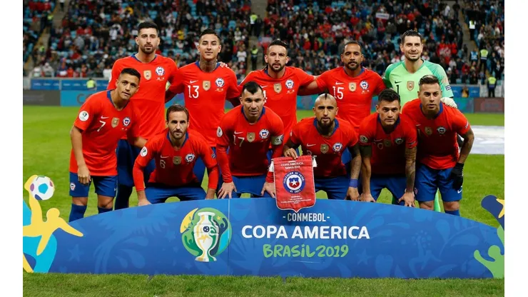 Formación de Chile en la última Copa América