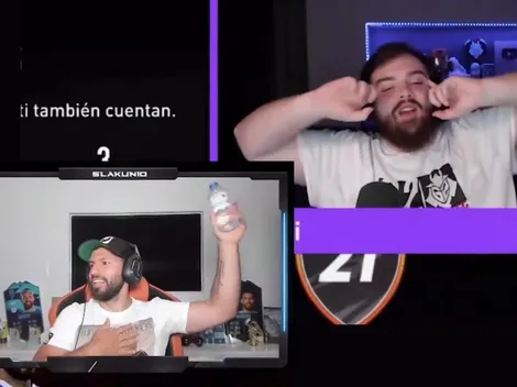 Ibai y Kun Agüero cantan "El Farsante" de Ozuna