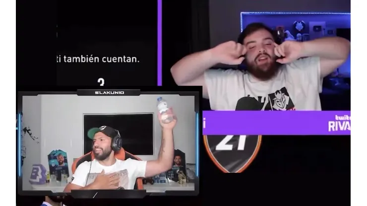 Ibai y Kun Agüero cantan "El Farsante" de Ozuna