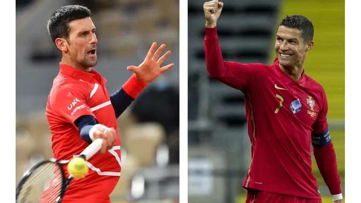 Novak Djokovic y Cristiano Ronaldo se toman la pantalla este miércoles