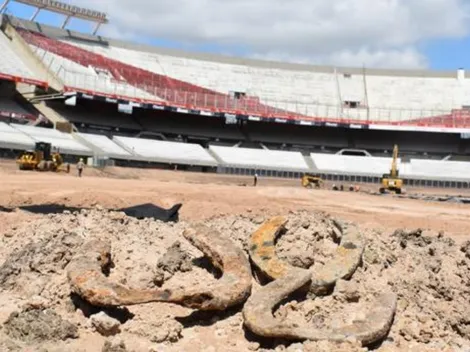 River encuentra herraduras de más de 120 años bajo su cancha
