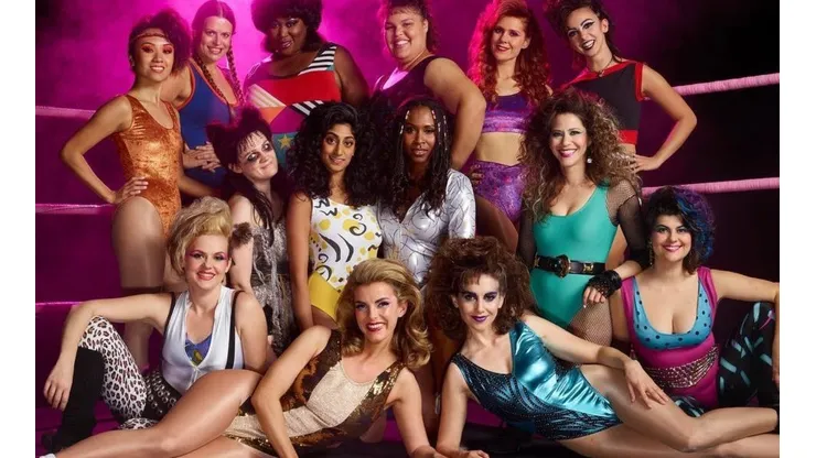 El elenco de "GLOW" en pleno.