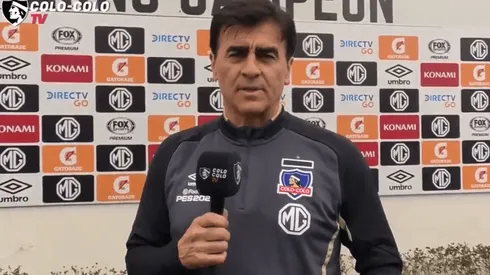 Quinteros y sus primeras palabras como DT de Colo Colo.