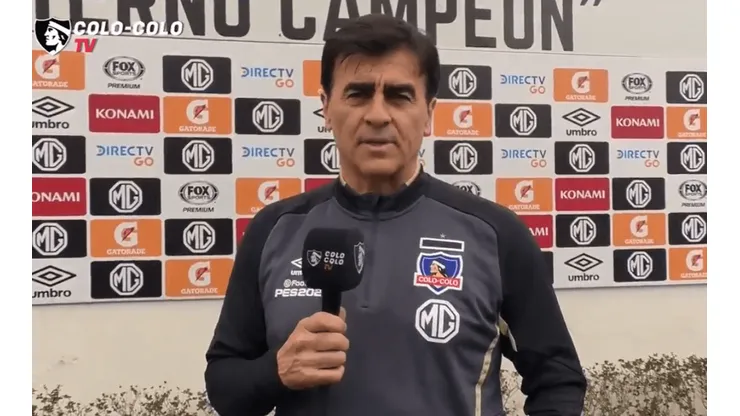 Quinteros y sus primeras palabras como DT de Colo Colo.