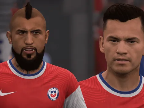 Los rostros de los jugadores de la selección chilena en FIFA 21
