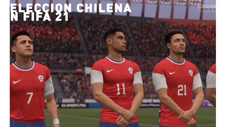 La selección chilena en FIFA 21