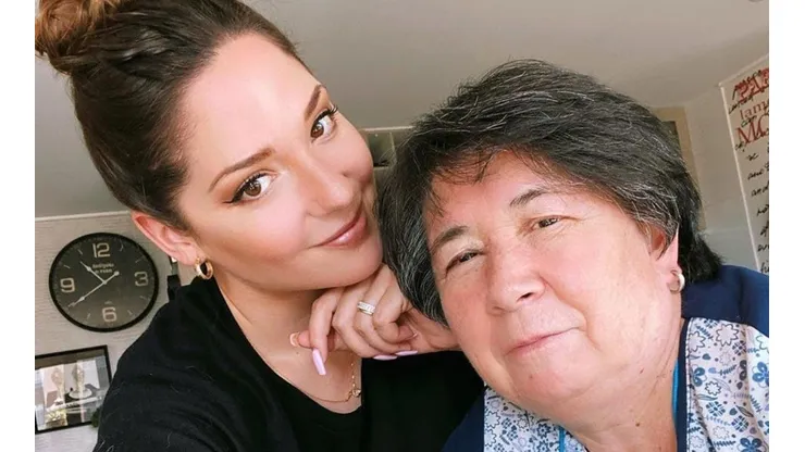 Kel Calderón junto a Nancy Huenupe.
