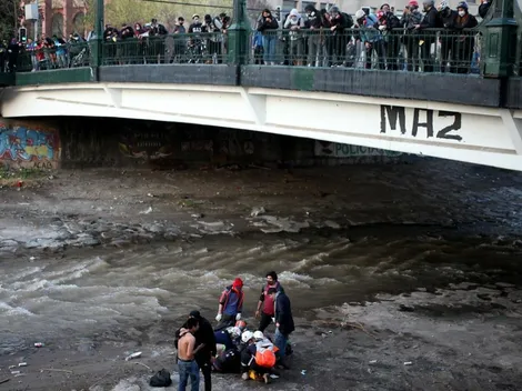 Joven empujado por carabinero al río Mapocho se encuentra fuera de riesgo vital