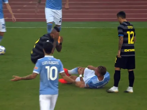 Arturo Vidal se "inventa" la expulsión de Ciro Immobile