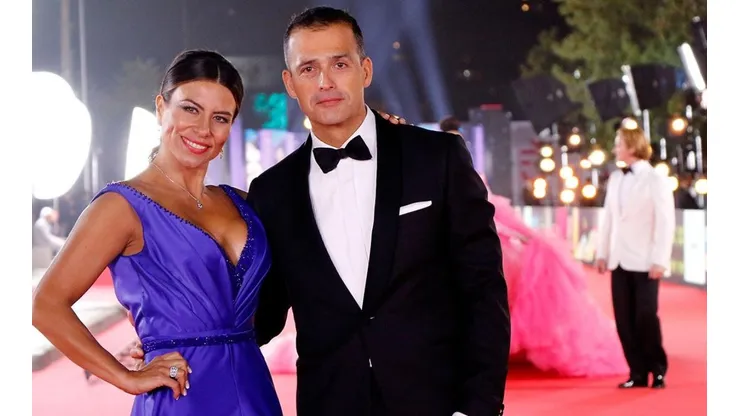 Iván Núñez y Marlene de la Fuente en la gala de Viña | Foto: Agencia Uno