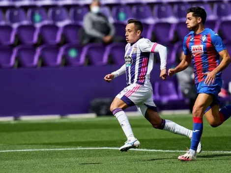 Orellana fue titular en nueva derrota del Real Valladolid