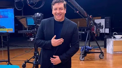 Julio César Rodríguez reacciona tras ser cortado por la franja del Plebiscito | Foto: @jcrodriguezoriginal