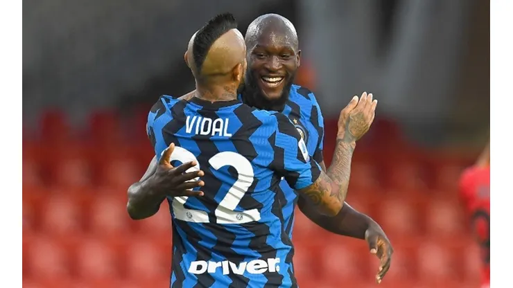 Arturo Vidal debutó como titular y Romelu Lukaku anotó dos goles en el último partido de Inter