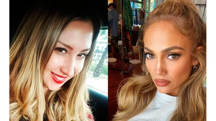 "Luli" dice ser igualita a JLo | Foto: @nicolelulichile /@Jlo