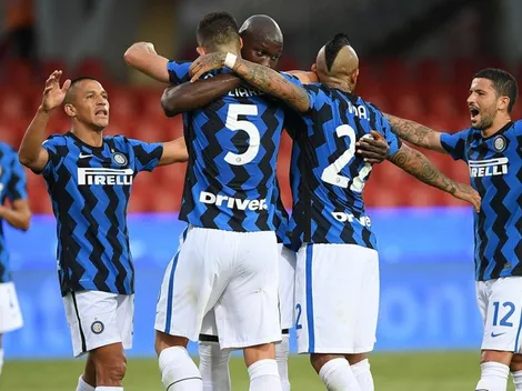 Alexis Sánchez y Arturo Vidal son solo risas en el Inter