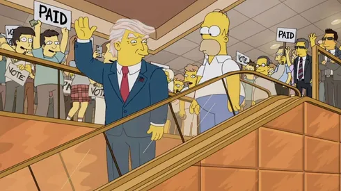 A Los Simpson se les atribuye la predicción de que Trump sería Presidente de Estados Unidos.