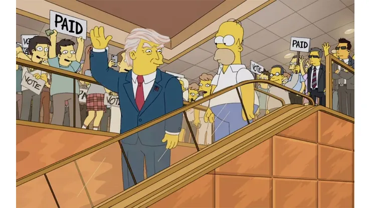 A Los Simpson se les atribuye la predicción de que Trump sería Presidente de Estados Unidos.