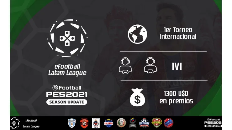 Llega el primer torneo internacional de PES 2021 con 1300 dólares en premios