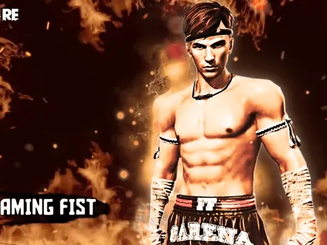 Free Fire da un adelanto de la nueva skin "Flaming Fist"