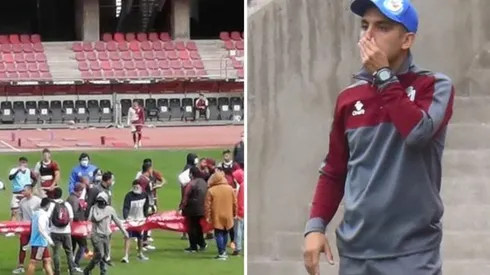 La fanaticada granate ingresó a La Portada a pedir el despido de Bozán.