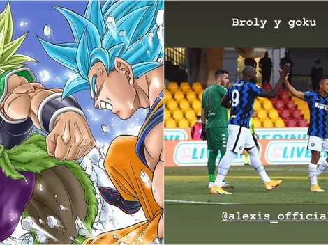 Lukaku se compara junto a Alexis con los poderosos "Broly y Gokú"