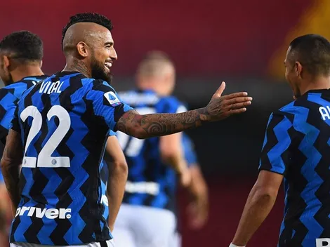 Alexis Sánchez y Arturo Vidal casi seguros en el once titular del Inter vs Lazio