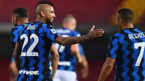 Alexis Sánchez y Arturo Vidal casi seguros en el once titular del Inter vs Lazio