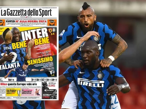 La Gazzetta dello Sport bautiza a Arturo Vidal como "la garra chilena"