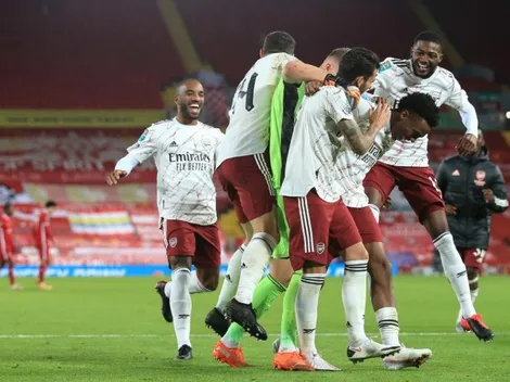 Arsenal elimina en infartante definición a penales al Liverpool