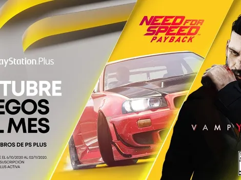 Need for Speed: Payback y Vampyr son los juegos gratis de PlayStation en octubre