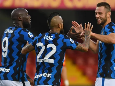 Antonio Conte feliz con Vidal: "Parece que lleva años acá"