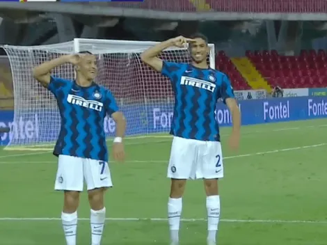 Compadres: Alexis "le pega" su tradicional saludo a Hakimi