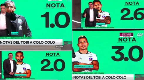 El Toby le puso notas a Colo Colo tras la derrota contra Peñarol.