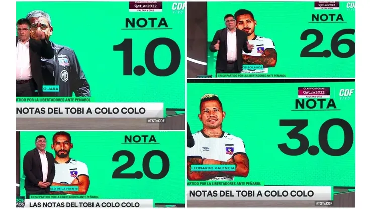 El Toby le puso notas a Colo Colo tras la derrota contra Peñarol.