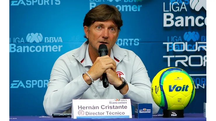 Hernán Cristante dirigió por tres años al Toluca, en su única experiencia de Primera División como entrenador