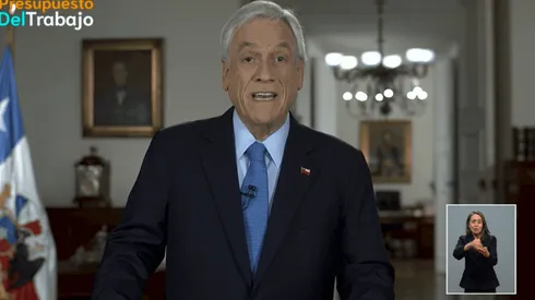 El Presidente Sebastián Piñera dio a conocer el Presupuesto 2021.