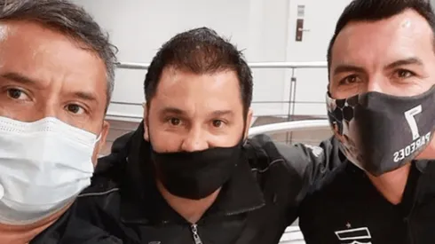 El Grillo visitó al plantel de Colo Colo