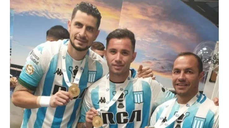Gabriel Arias, Eugenio Mena y Marcelo Díaz, los chilenos de Racing